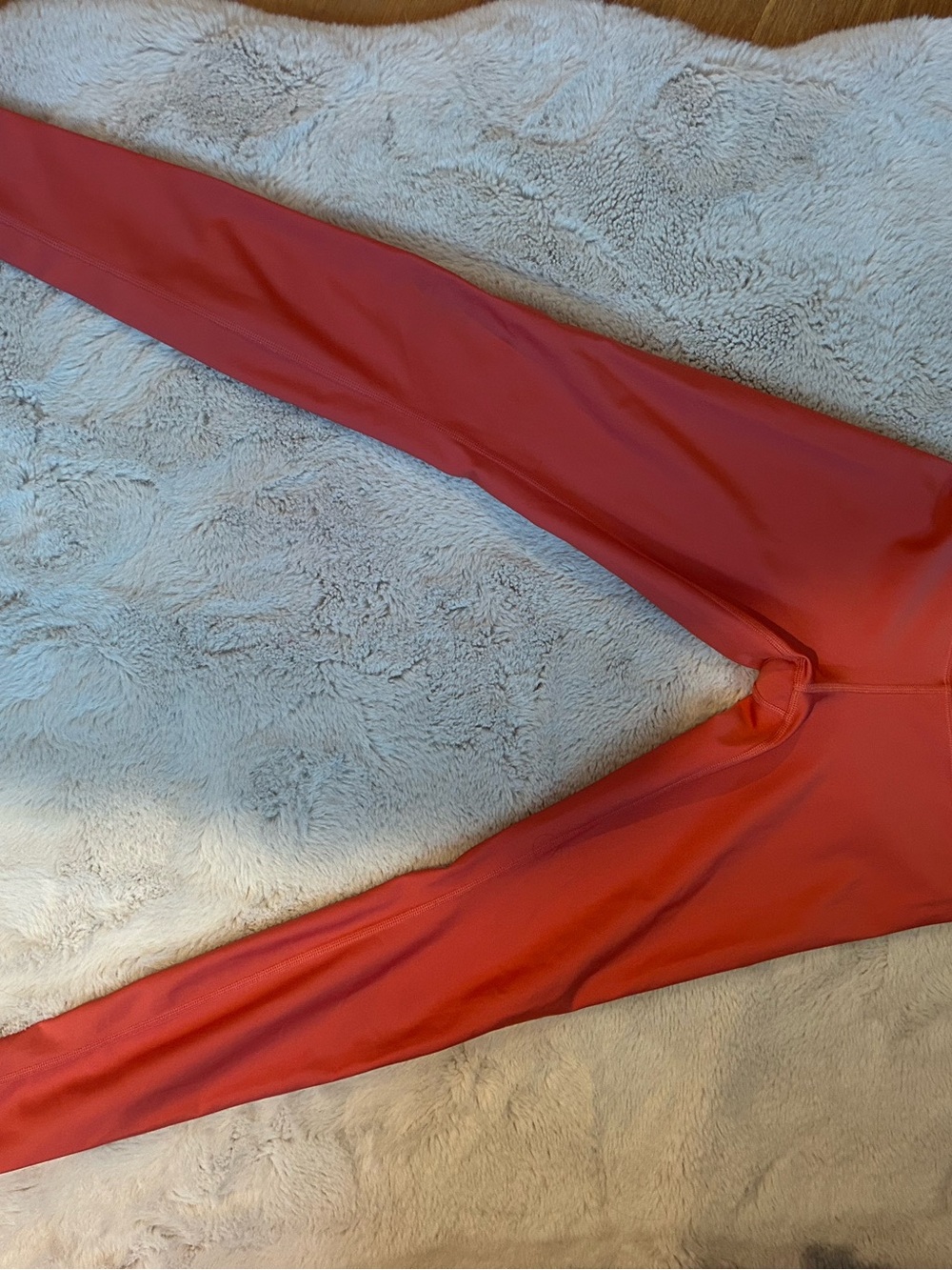 ALO Yoga High-Rise airlift coral Candy Orange leggings
